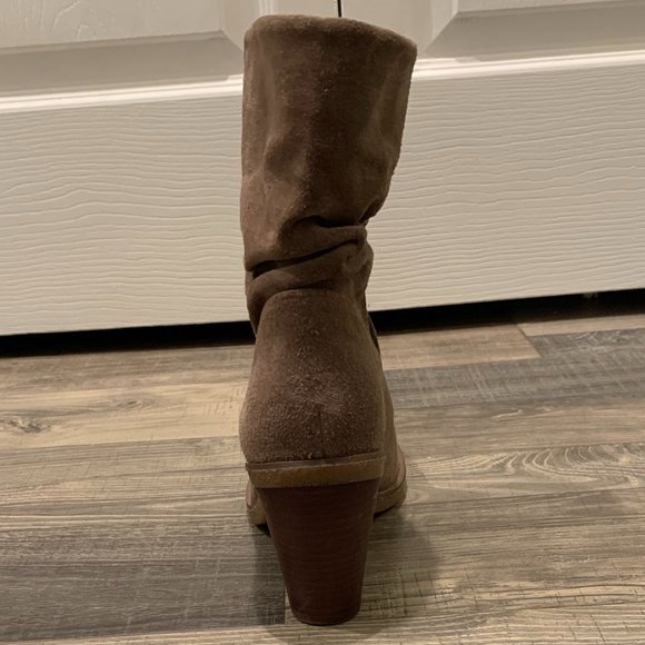 Vince Camuto Tan Suede Bootie - Picture 4 of 5